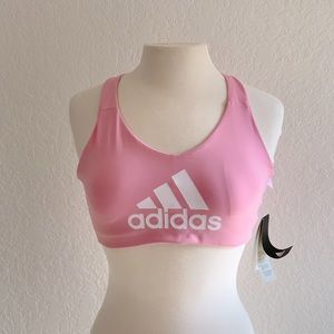 Adidas Pink Cross/Back Sports Bra